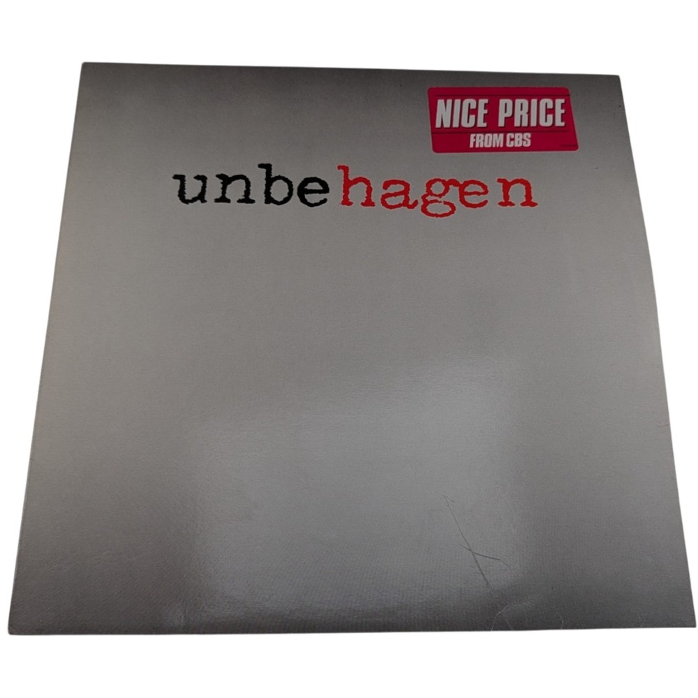 Nina Hagen Band Unbehagen LP (Nice Price Germany CBS 32351) EX VG+
